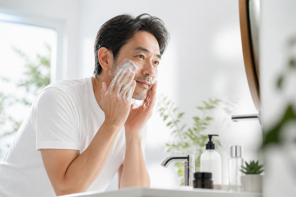 50代男性が老け顔を改善するための効果的な方法は？