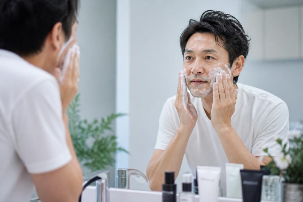 50代男性の乾燥肌に最適なスキンケア方法は？