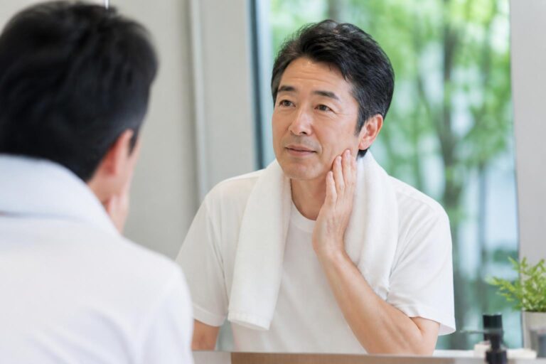 50代男性の毛穴が目立つのはなぜ？