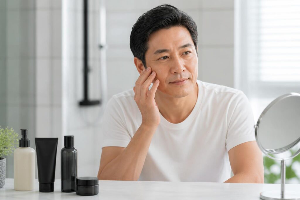 50代男性の基礎化粧品は何を選べばいい？