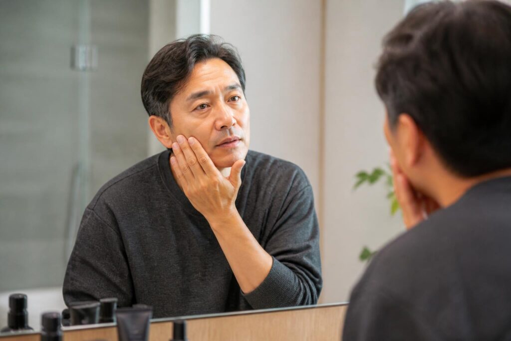 50代男性のスキンケアに必要な成分とは?